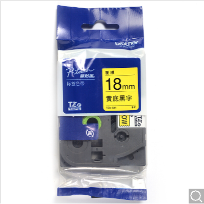 兄弟TZe-641原裝色帶18mm(單位:根)黃底黑字
